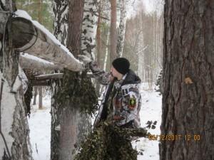 Подкормка диких животных в природном парке "Бажовские места"