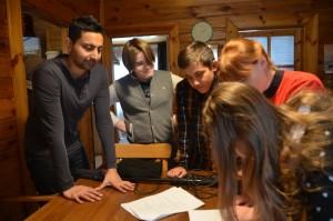 Съемки фильма от лингвистического центра "Глобус"