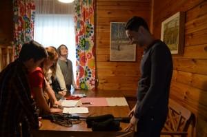 Съемки фильма от лингвистического центра "Глобус"