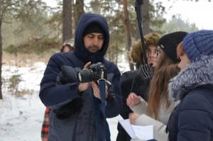 Съемки фильма от лингвистического центра "Глобус"