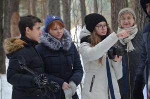 Съемки фильма от лингвистического центра "Глобус"