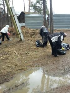 Субботник в Октябрьском