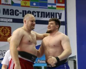 Андрей Маркин - серебряный пизер чемпионата России по мас-рестлингу