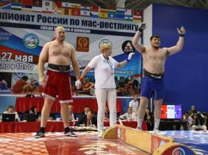 Андрей Маркин - серебряный пизер чемпионата России по мас-рестлингу