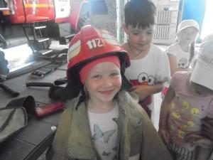 дети в пожарной части