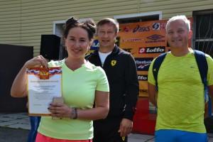 Награждение спортсменов поселка