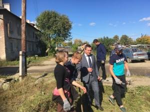 Д. А. Нисковских в районе Мельзавода