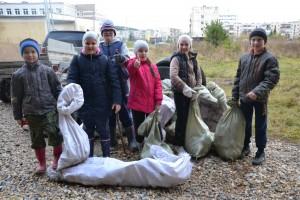 субботник у школы №1