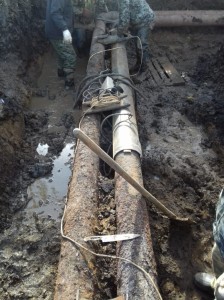 Большой Исток. Прорыв теплосети.