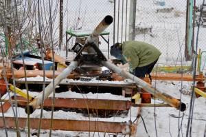 демонтируют карусели в парке культуры