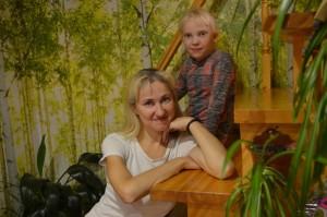 Наталья Жигун с дочкой Настей