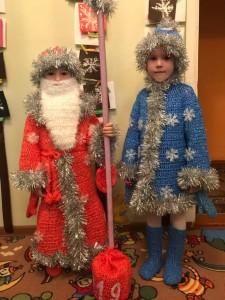 Внуки Булькановой Любовь Николаевны сотрудницы МАДОУ № 58- Дарья и Алексей