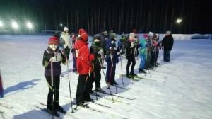 вечерняя лыжная гонка Бобровский