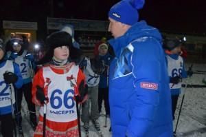 вечерняя лыжная гонка