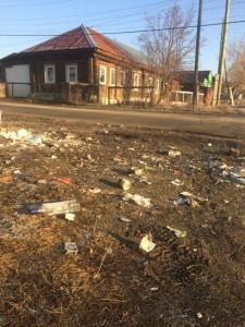 Мусор после уборки