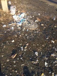 Мусор после уборки