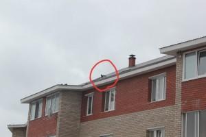 Здесь была вентиляционная труба