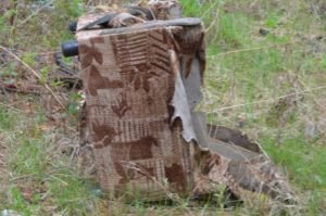 Свалка в кашинском лесу