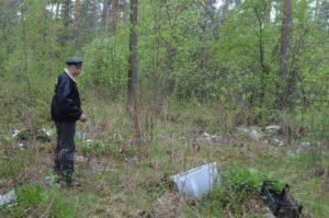 Свалка в кашинском лесу