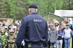 Зарница в лагере