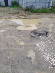 Грязь на улице Победы