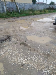 Грязь на улице Победы