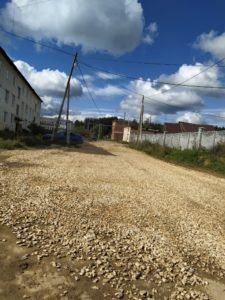 Отсыпали улицу Победы