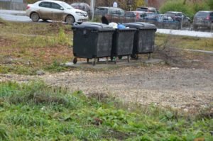 Контейнерная площадка для мусора