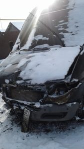 Поджег машин