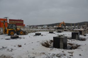 Строительство ледового дворца