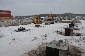 Строительство ледового дворца