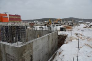 Строительство ледового дворца