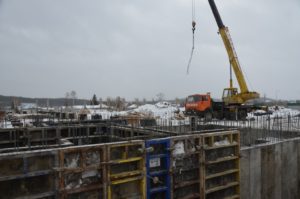 Строительство ледового дворца