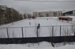 Корт в микрорайоне Новый