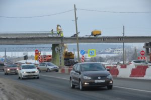 Мост между Октябрьским и Первомайским