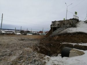Ремонт моста на трассе М5