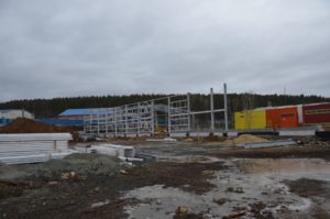 Строительство ледового дворца