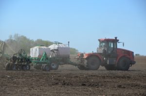 Идет посев ячменя