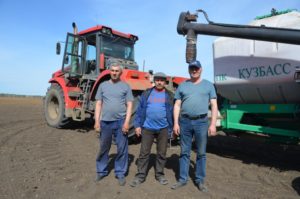 Идет посев ячменя