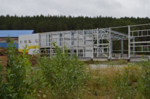 Стройка ледового дворца замерла