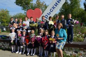 Первоклассники Октябрьского