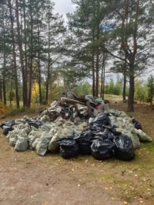 Субботник в лесу