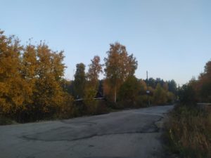 Дорога в Большом Седельникове ямочный ремонт