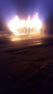 Пожар на кладбище 17.11.2020