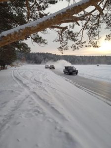 Лед сысертского пруда