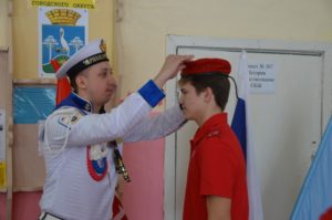 Юнармейцы в Никольском