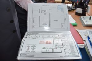 Чертеж школьного участка