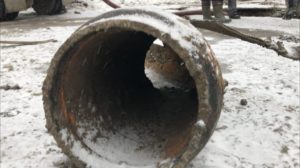 Авария на водоводе