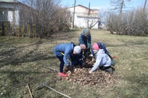 Субботник в Щелкуне