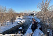 Как строили плотину Ремонт Сысертской плотины Плотина